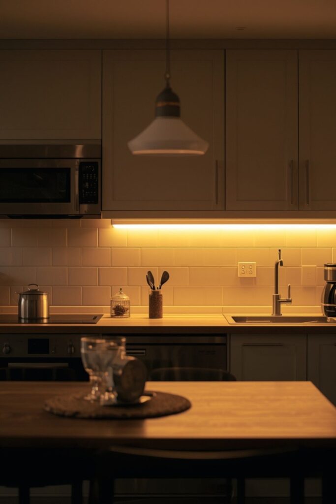 Light, Warm Lighting for Calm Cooking Moments