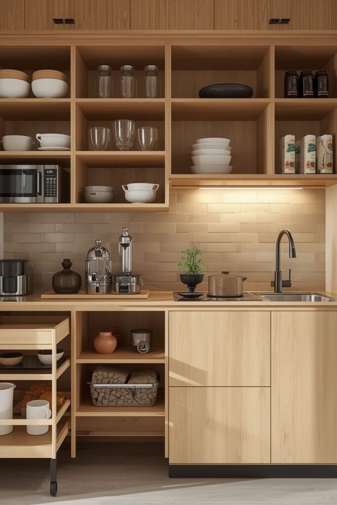 Modern Small Kitchens Through Light and Colour