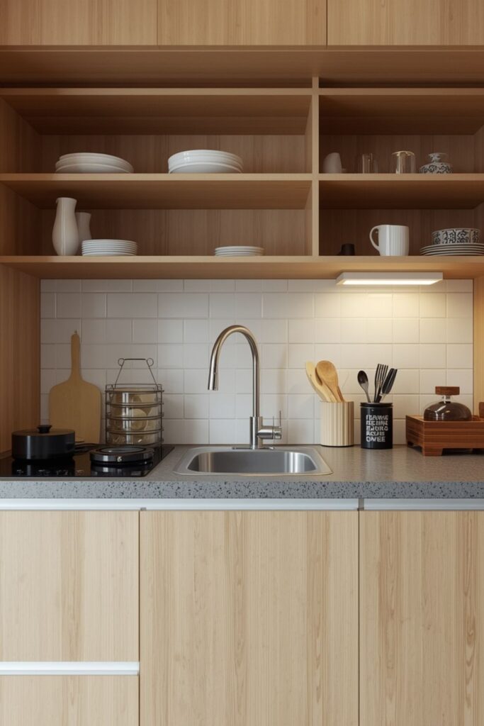 Compact Sink and Counter Placement