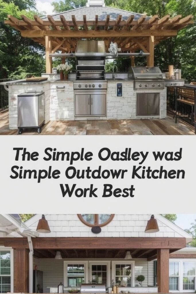 how to design your own outdoor kitchen