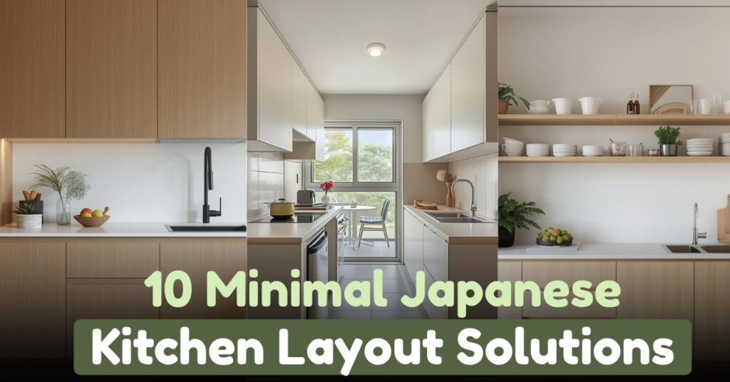 Minimal Japanese Kitchen Layout Solutions